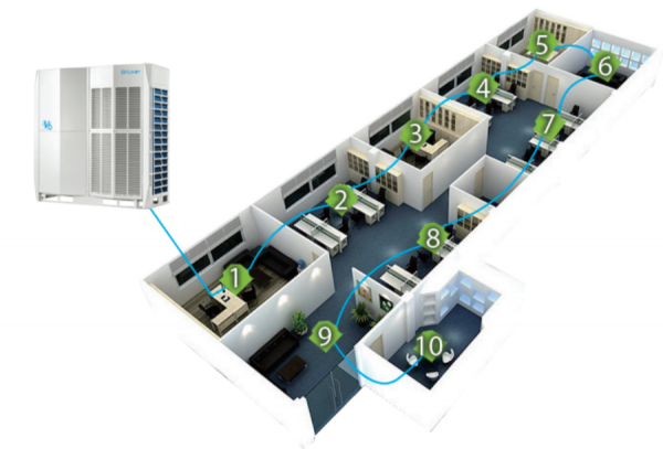 Наружный блок VRF системы 50-59,9 кВт Clivet MV6i-XMi_500T