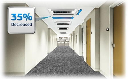 Кассетная VRF система 5-5,9 кВт Samsung AM056FN2DEH/TK