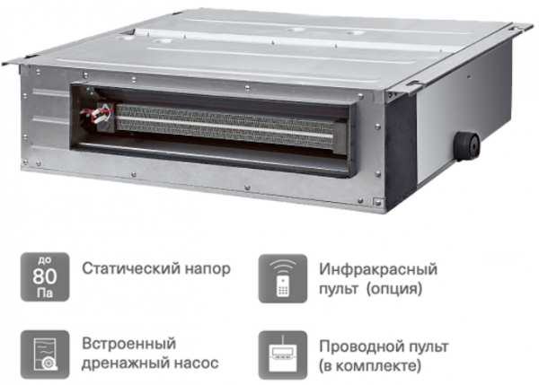 Канальная VRF система 6-7,9 кВт Energolux SMZD24V3AI