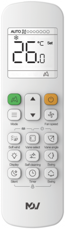 Настенная VRF система 3-3,9 кВт Mdv I3-36WMVR12D-B