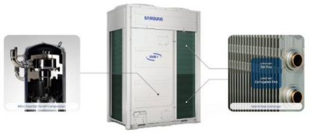 Наружный блок VRF системы 60-90,9 кВт Samsung AM240MXVGNR/TK