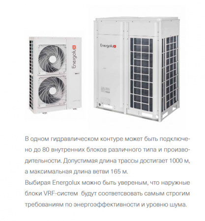 Наружный блок VRF системы 7-9,9 кВт Energolux SMZ1U30V2AI (1 фаза)