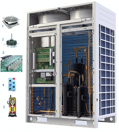 Наружный блок VRF системы 60-90,9 кВт Carrier 38VF026H119016